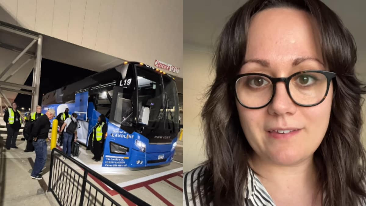 Woman Shocked After American Airlines Flight From Indiana To Chicago Turns Out To Be A Bus Ride. Wai...