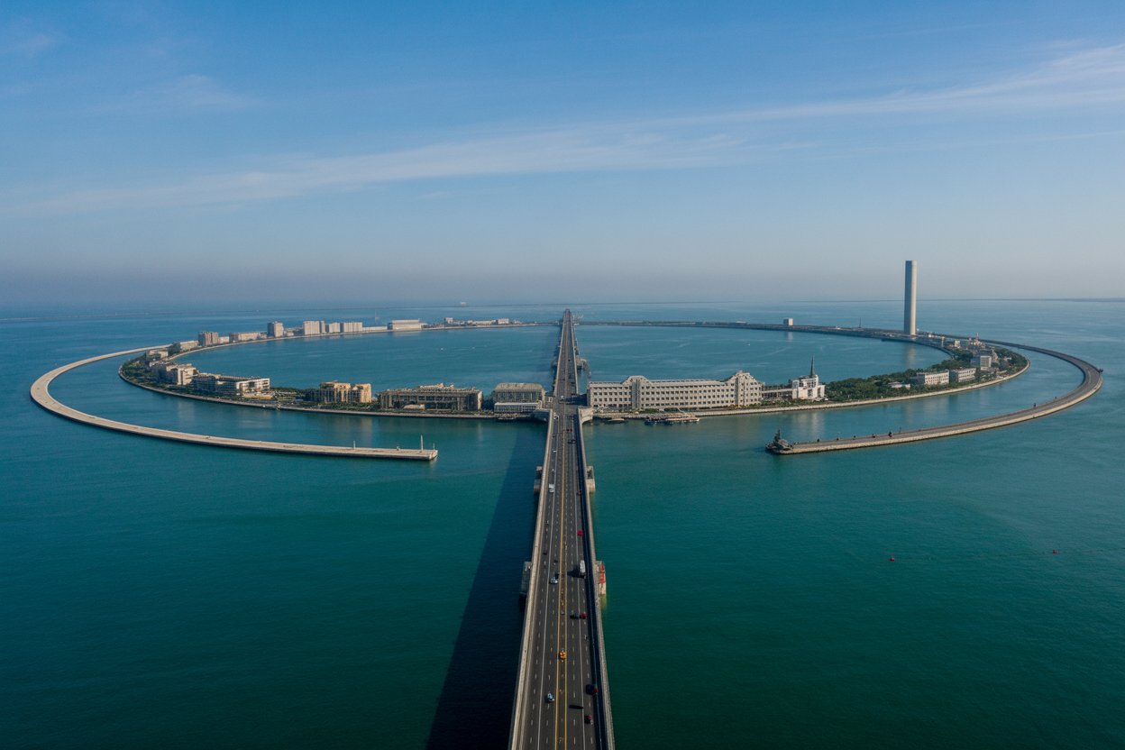 China launches groundbreaking artificial island tourism on shenzhen-zhongshan link to revolutionize travel in the greater bay area