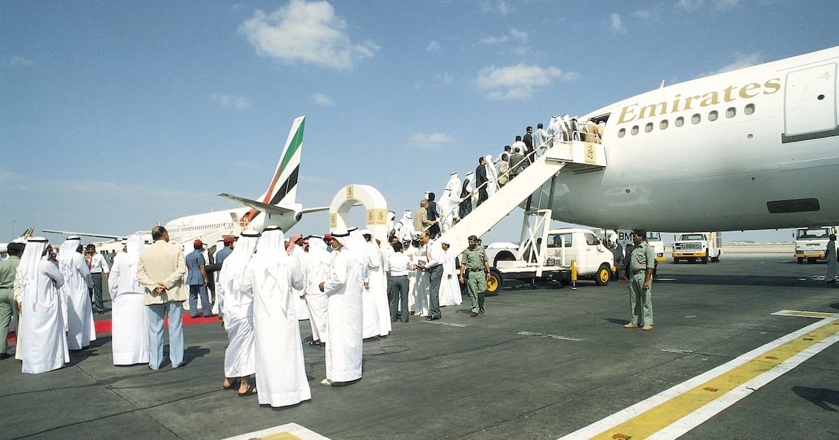 How Emirates took flight for first time to begin 40 years of soaring success