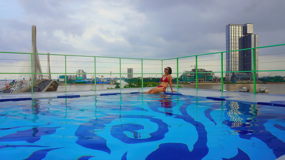 « Water Tower», Arts, Greenery and originality at Koh Pich.