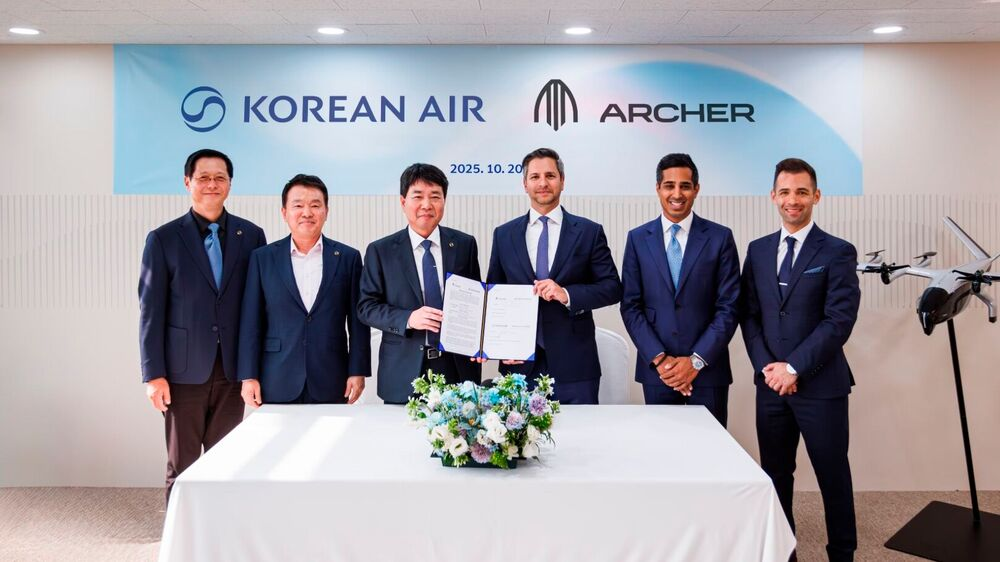 Korean Air And Archer Commercialize eVTOLs in Korea