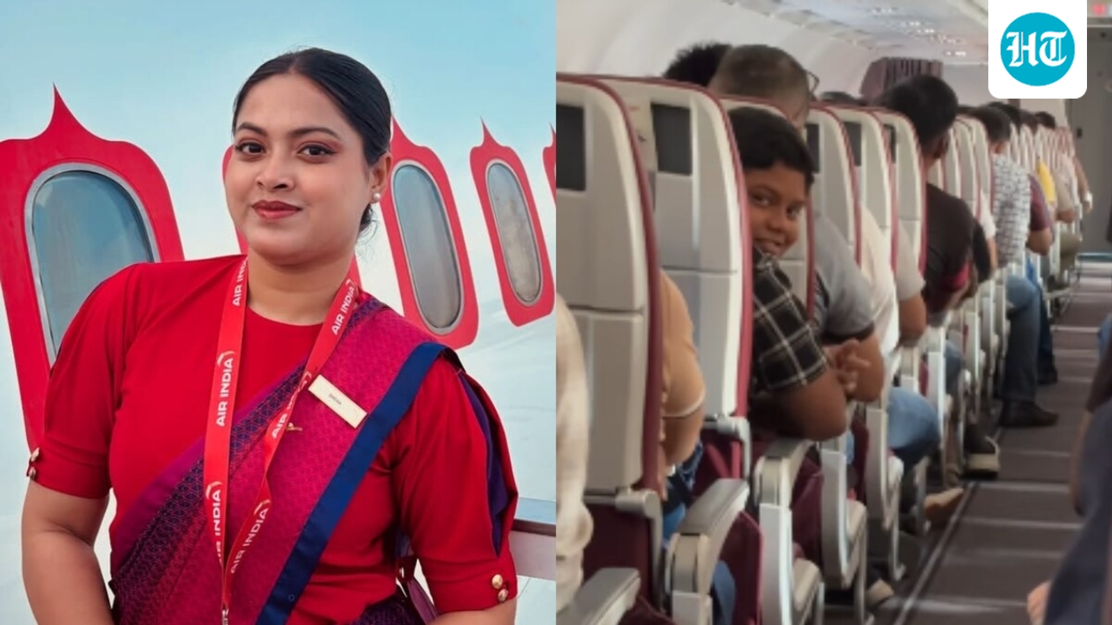 Air India crew member finds unexpected joy as kid plays rock paper scissors with her mid flight