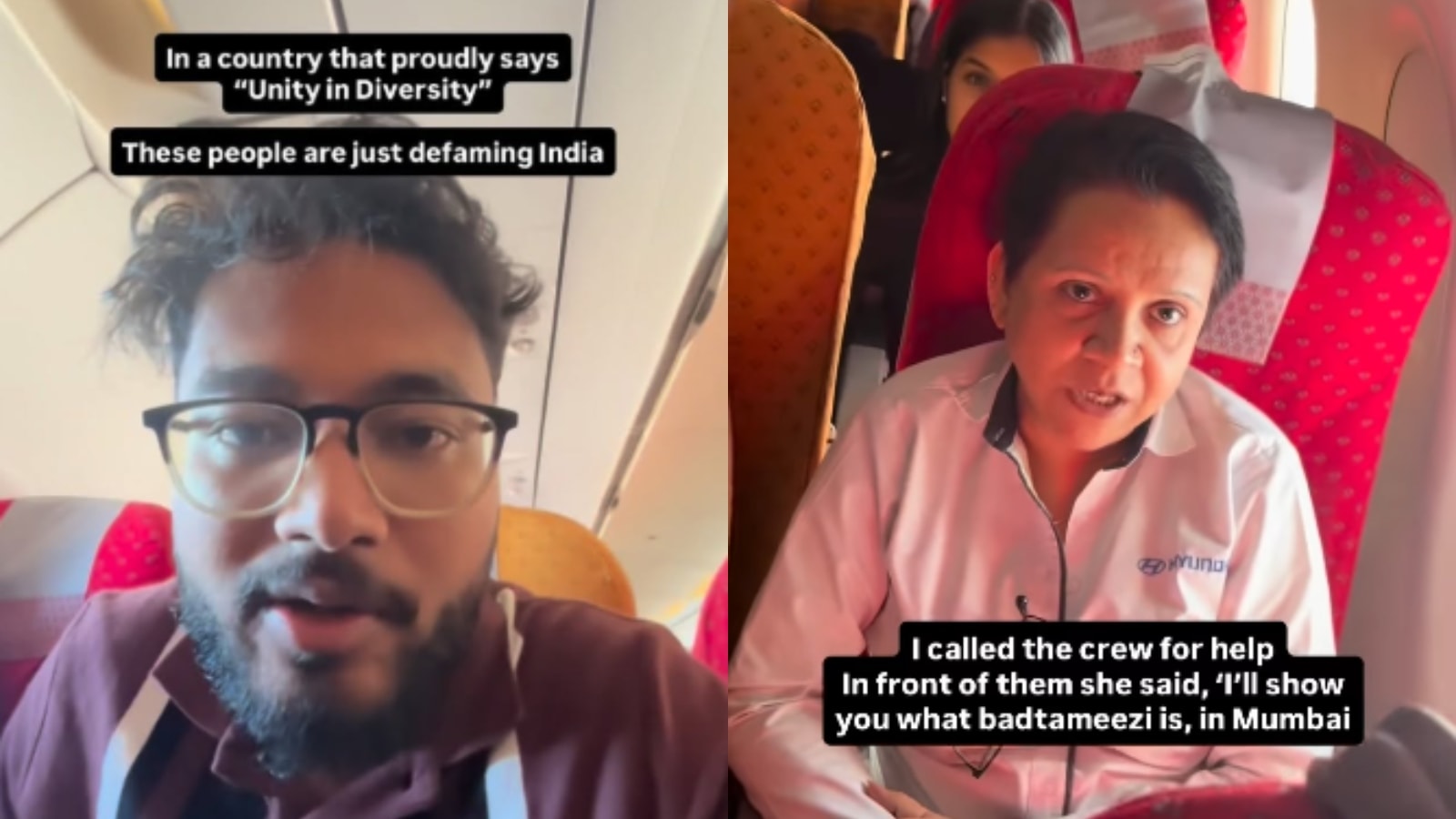 Air India passenger threatened for not speaking Marathi