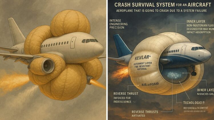 Engineers reveal ‘crash-proof’ idea for plane with airbags after Ahmedabad Air India horror