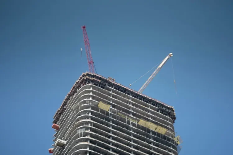 A building under construction
