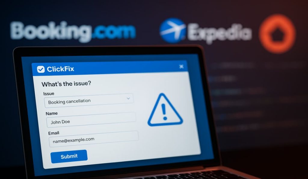 “I Paid Twice” Attack Infects Booking.com Accounts with PureRAT via ClickFix