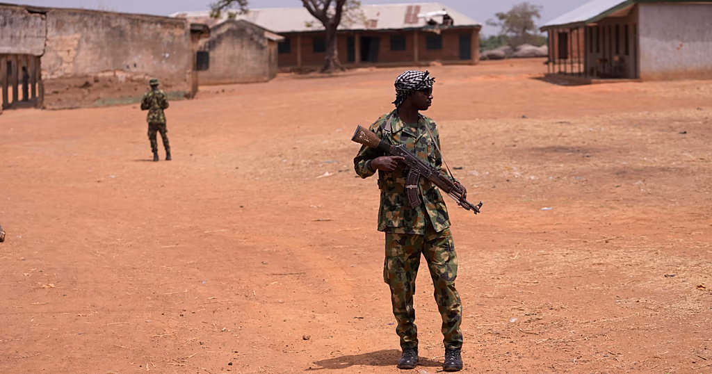 Gunmen abduct 25 schoolgirls in northwestern Nigeria