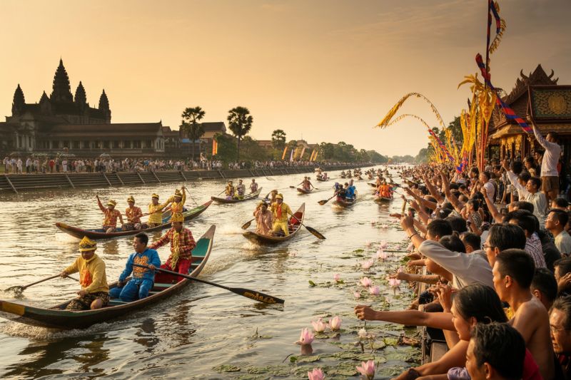 Tourism Surges in Cambodia During Water Festival with Focus on Regional Destinations, Get the Detail...