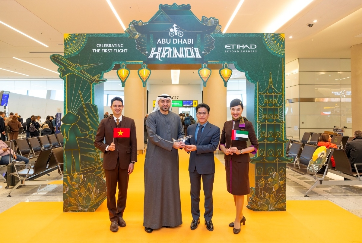 Etihad launches flights from Hanoi to Abu Dhabi