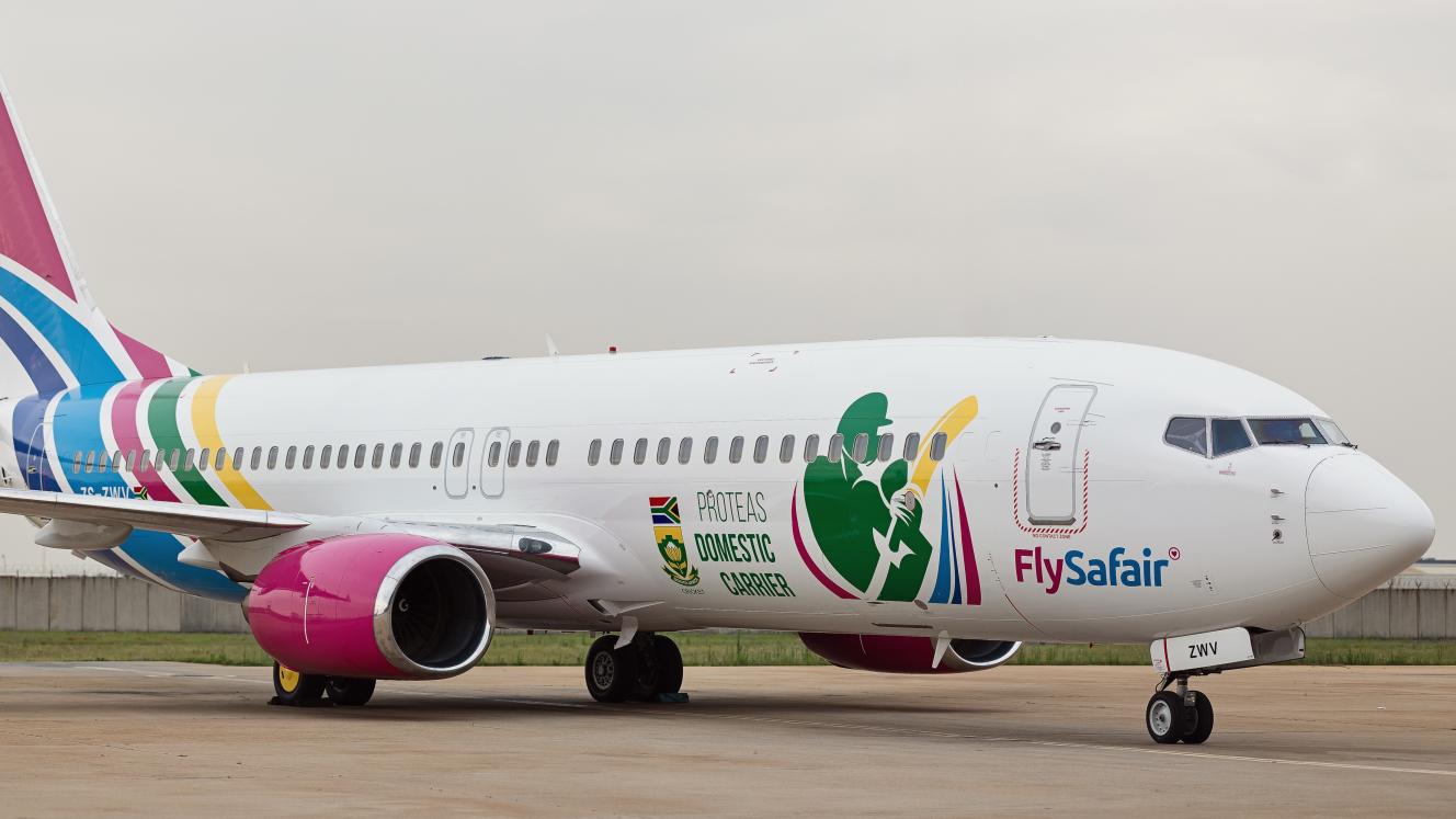 FlySafair sports new livery | Travelnews
