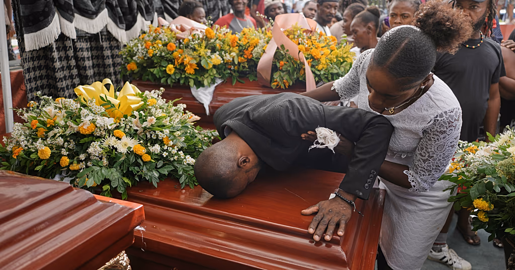 Haitian town buries its Hurricane Melissa victims