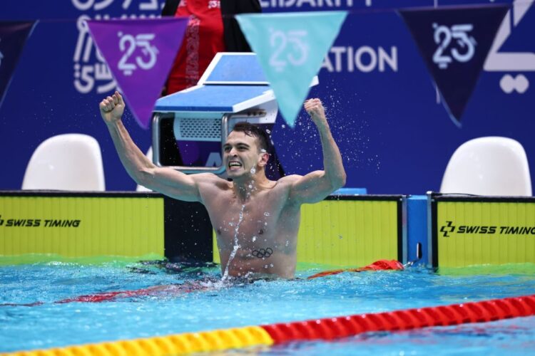 Iranian swimmer wins first gold medal in Islamic Solidarity Games