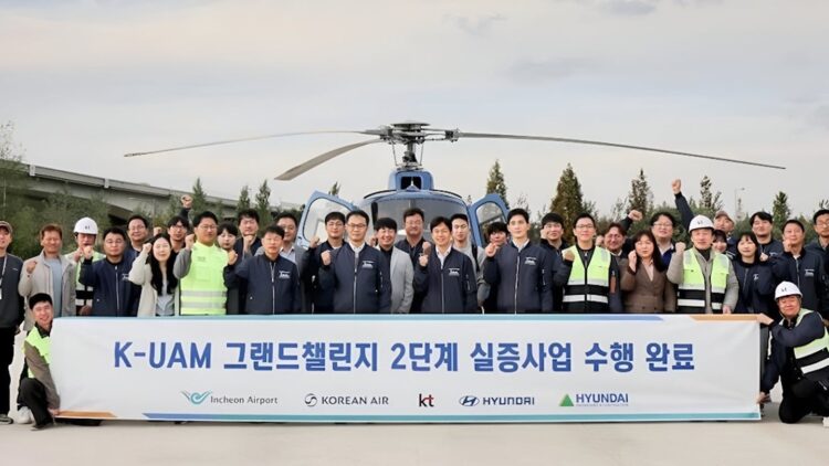 Korean Air finishes urban air mobility tests over Incheon Ara Canal