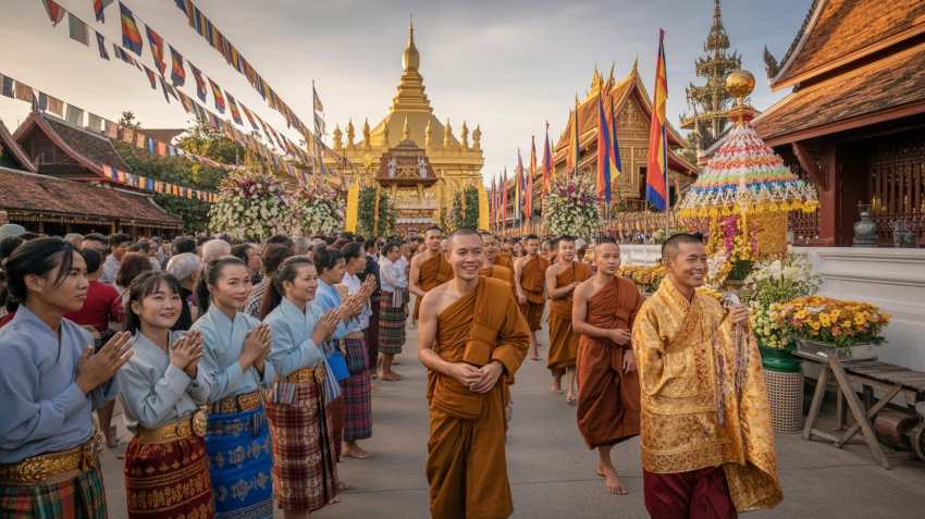 Laos celebrates that luang festival 2025 in vientiane from nov 1&ndash;5, showcasing lao heritage, tourism, and cultural unity through vibrant events and trade fairs.