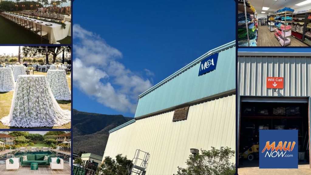 MC&A launches new event rentals division on Maui and online catalog : Maui Now