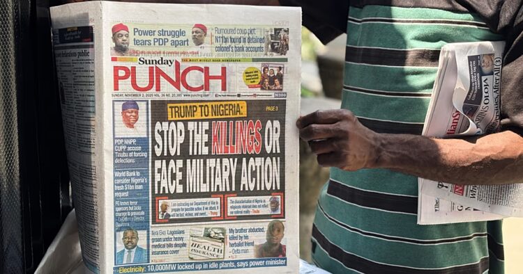 Nigerian government dismisses Trump’s claim of Christian killings