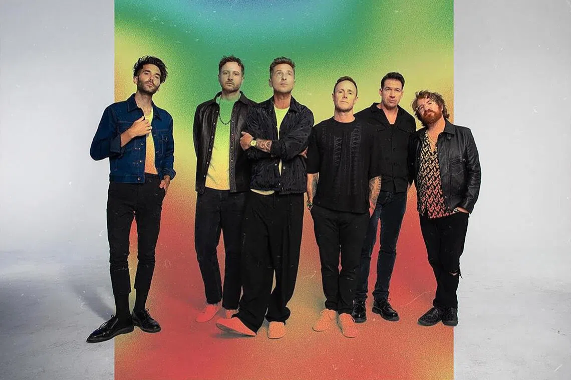 OneRepublic's Singapore show is part of the US band's 2026 Asian tour.