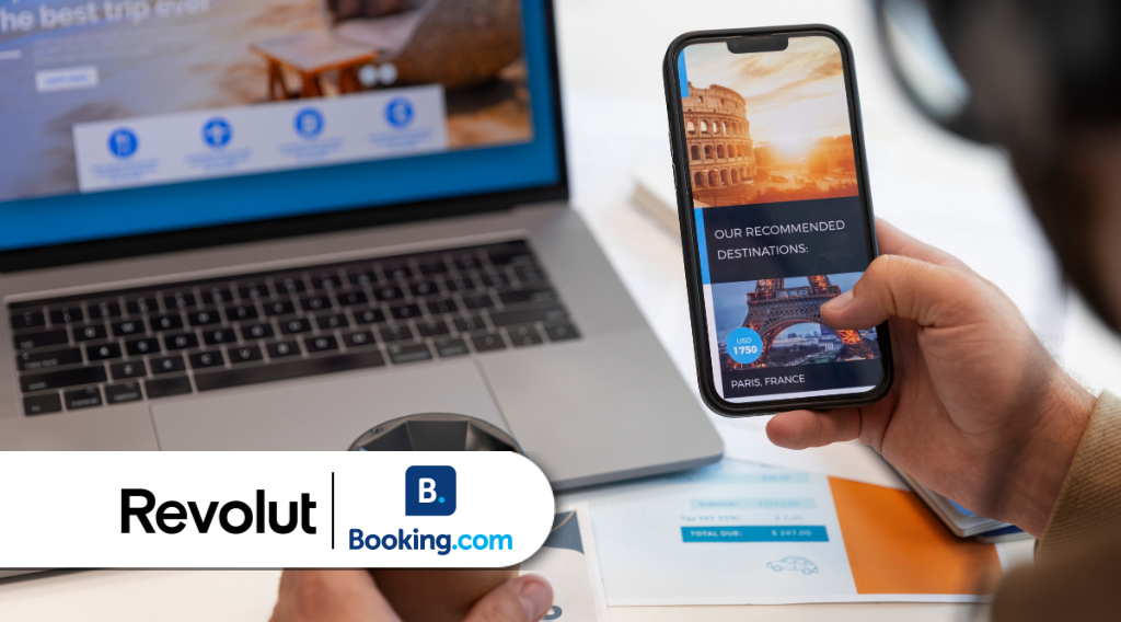 Revolut Partners with Booking.com to Offer One-Click Payments