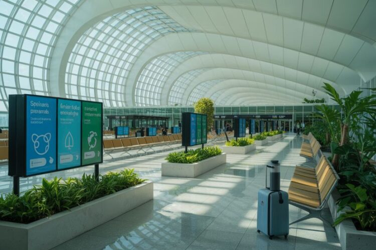 Passengers now have access to emissions data when booking flights, making it easier to choose sustainable travel options.