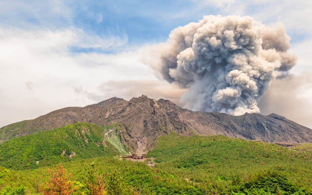 Southern Japan monitors ashfall after Sakurajima eruptions