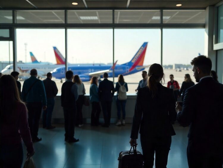 Southwest airlines, delta air lines, and american airlines are preparing for significant thanksgiving travel disruptions as the federal aviation administration (faa) has mandated a 4-6% reduction in flights at 40 major u. S. Airports due to ongoing air-traffic-control staffing shortages. Southwest airlines, delta air lines, and american airlines are preparing for significant thanksgiving travel disruptions as the federal aviation administration (faa) has mandated a 4-6% reduction in flights at 40 major u. S. Airports due to ongoing air-traffic-control staffing shortages.