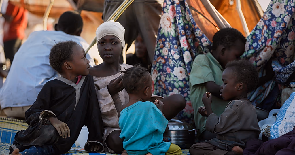 Hundreds of children flee to Tawila camp amid violence in Sudan’s west Darfur
