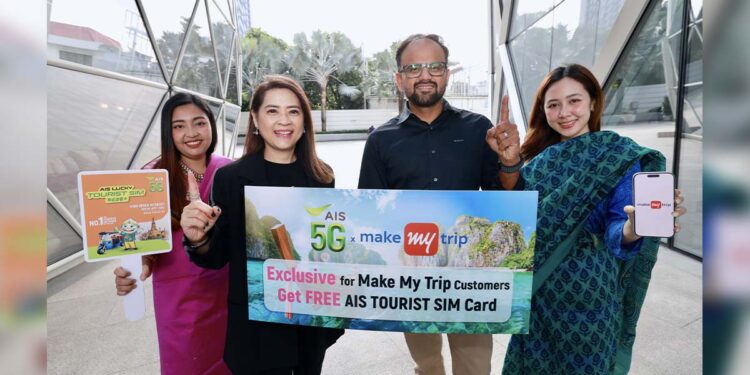 AIS 5G Partners with MakeMyTrip to Launch High-Season Travel Campaign to Indian Visitors