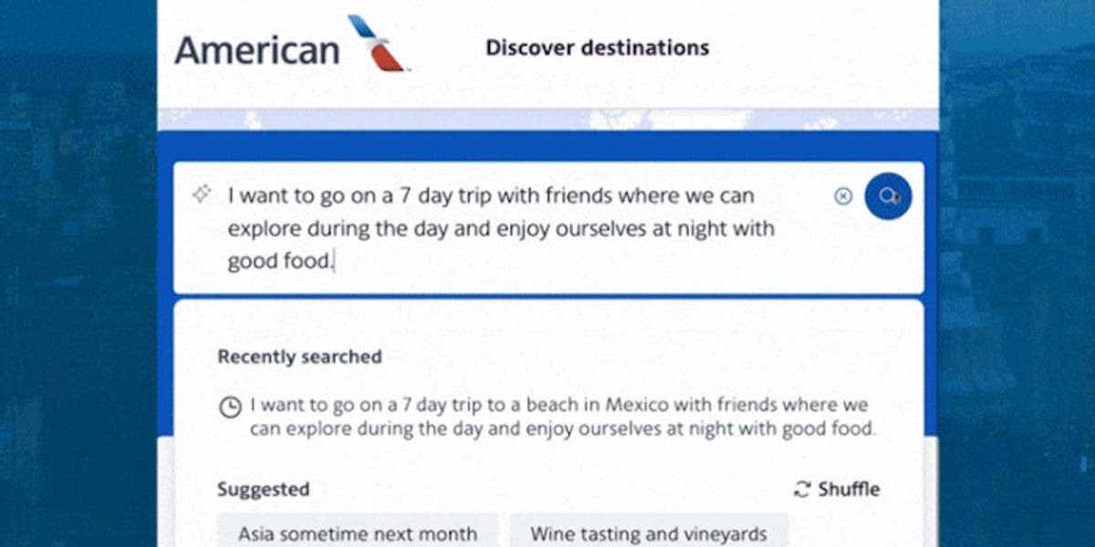 American Airlines launches gen AI tool