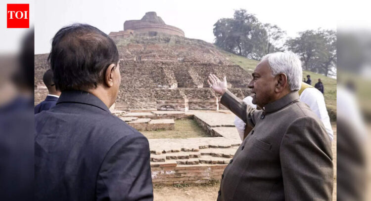 CM inspects progress of Kesariya tourism project in East Champaran | Patna News