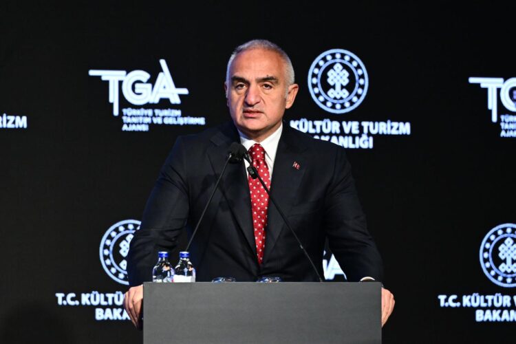 Under the auspices of the Ministry of Culture and Tourism, several mini-series featuring well-known actors have been produced within the scope of Türkiye’s digital promotion brand GoTürkiye, Culture and Tourism Minister Mehmet Nuri Ersoy speaked at the event. Istanbul, Türkiye, December 26, 2025. (AA Photo)