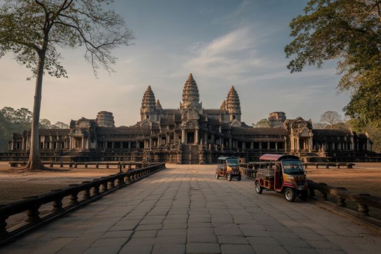 Angkor vat and siem reap tourism decline