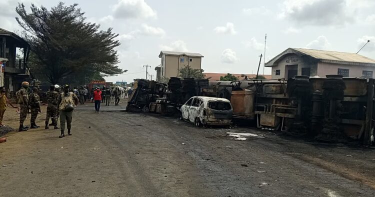 Fuel tanker explosion kills at least eight people in Cameroon