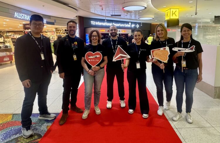 Delta Air Lines lands in Melbourne for the first time, in a boost to trans-Pacific travel