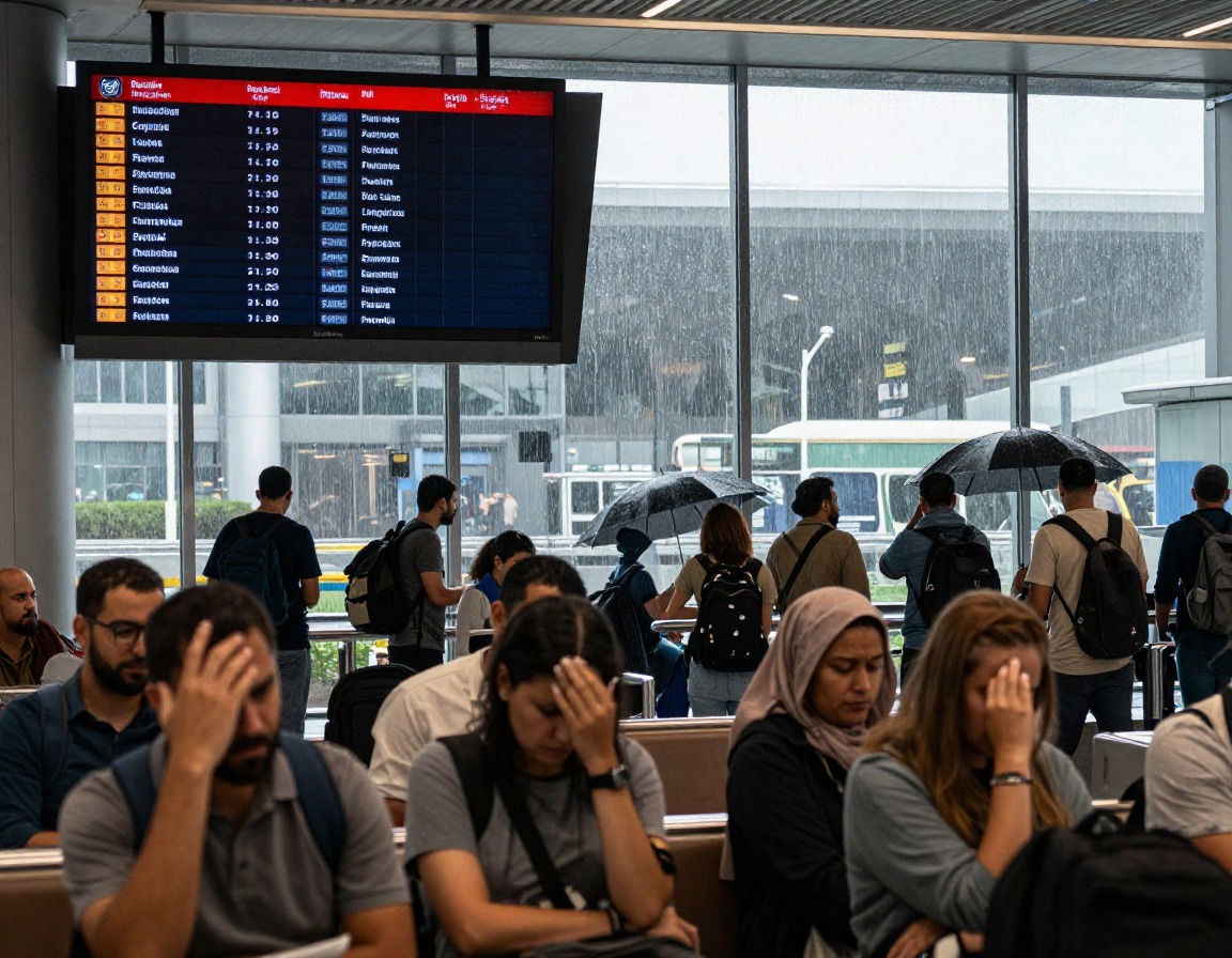 Emirates, flydubai, and qatar airways cancel flights amid severe storm chaos at dubai airport &mdash; are you affected?