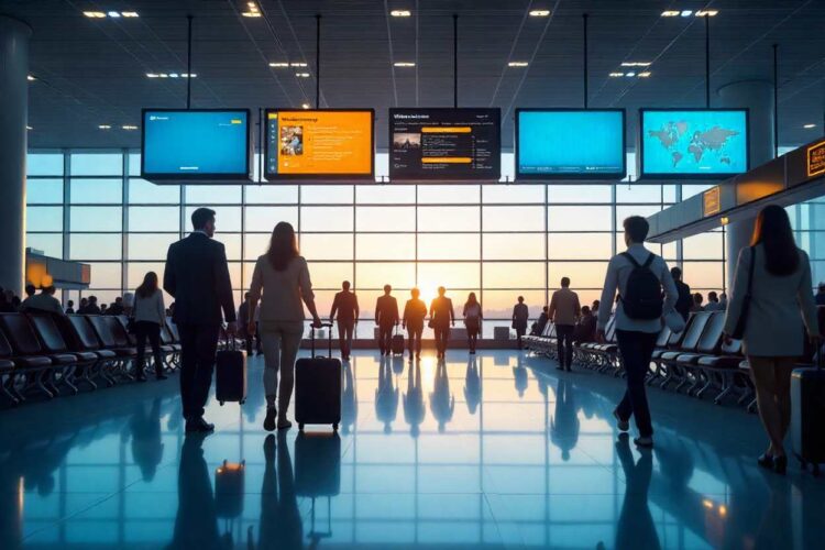 Airlines travel market