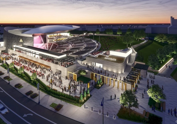Acrisure Amphitheater Rendering - Image Credit Grand Action 2.0