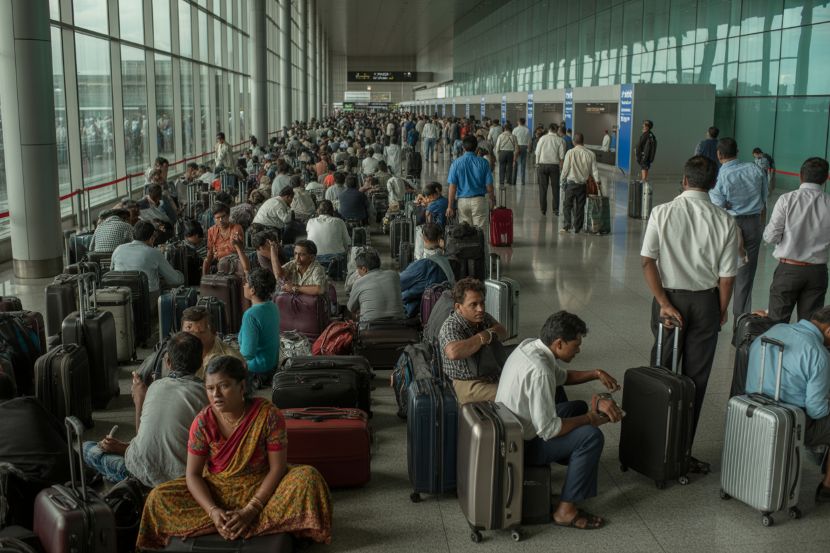 Indigo flight chaos strikes major indian airports