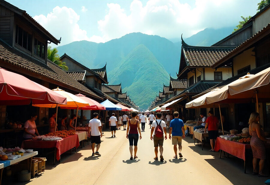 Laos Welcomes an Astonishing Three Million Eight Hundred Thousand International Tourists in 2025, Ma...