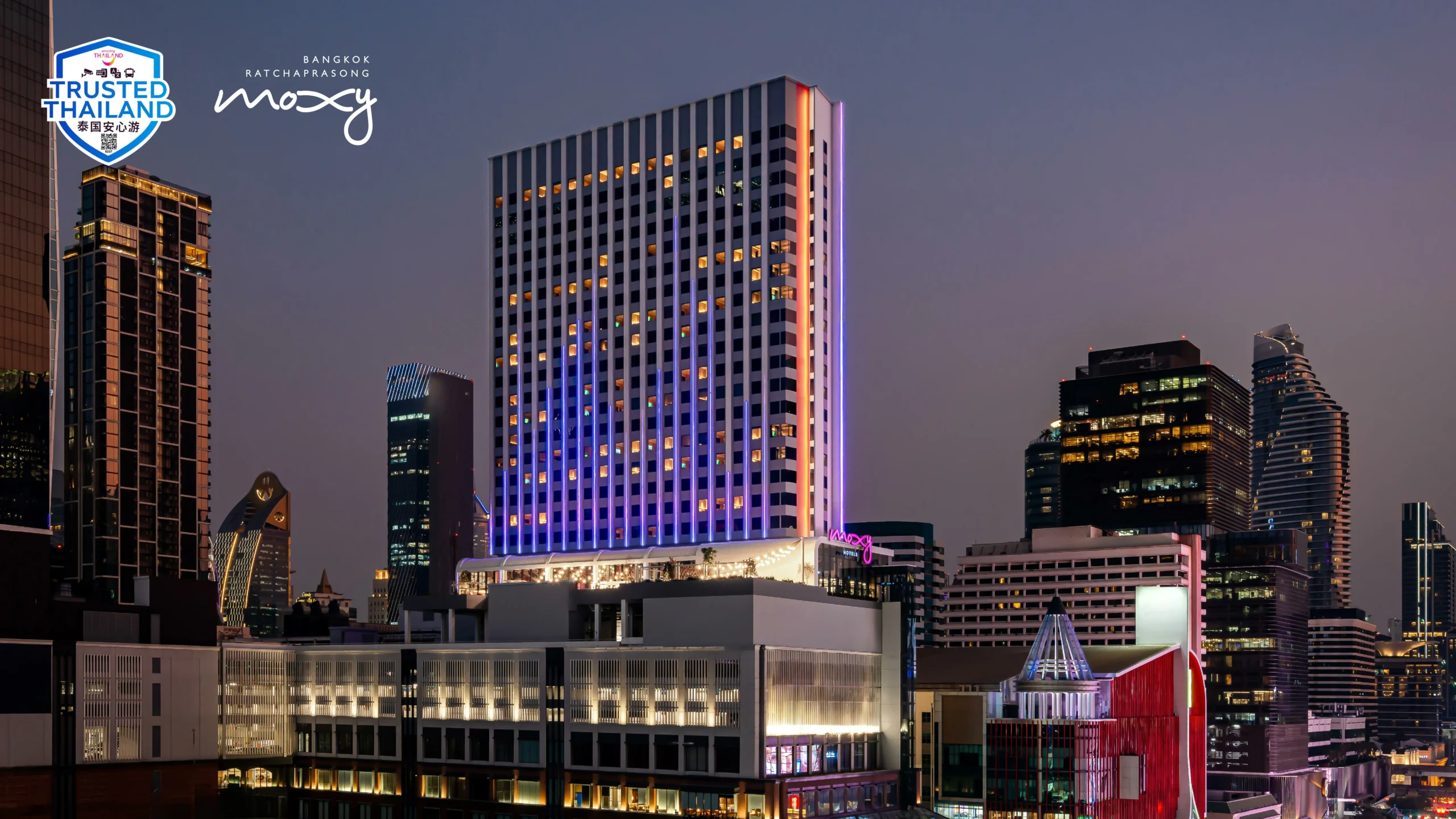 Moxy Bangkok Ratchaprasong receives Trusted Thailand certification