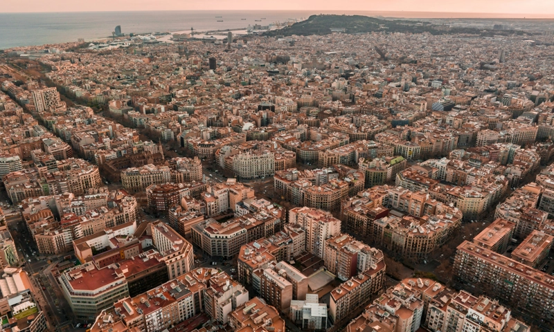 Barcelona skyline