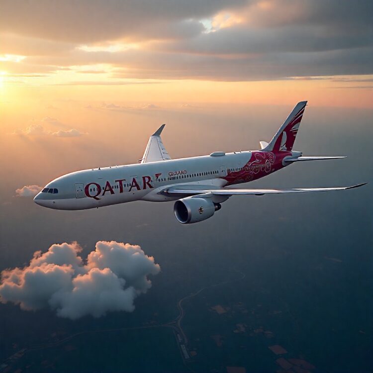 Qatar airways unveils bold new formula 1-themed livery on boeing 777&mdash;a game changer for global tourism and luxury hospitality!