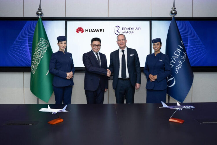 Riyadh Air and Huawei sign an MoU to advance digital capabilities for a new future of air travel