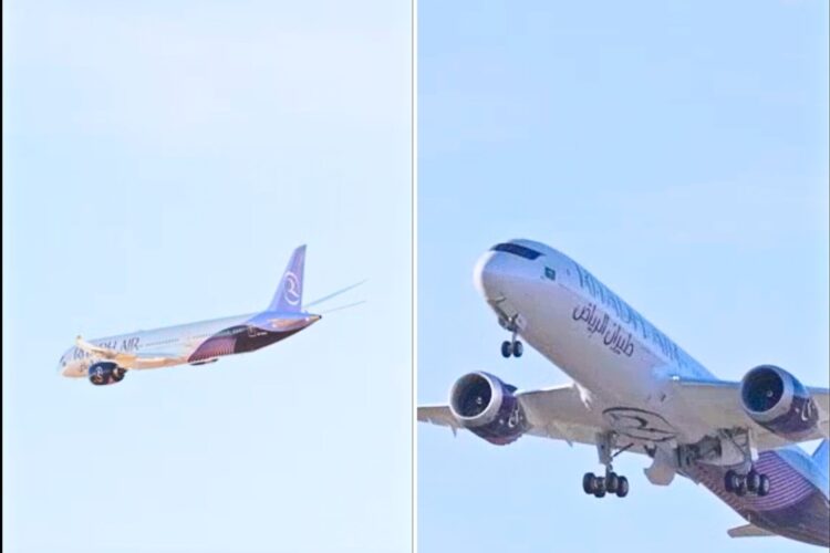 Riyadh Air's first Boeing 787 completes initial test flight