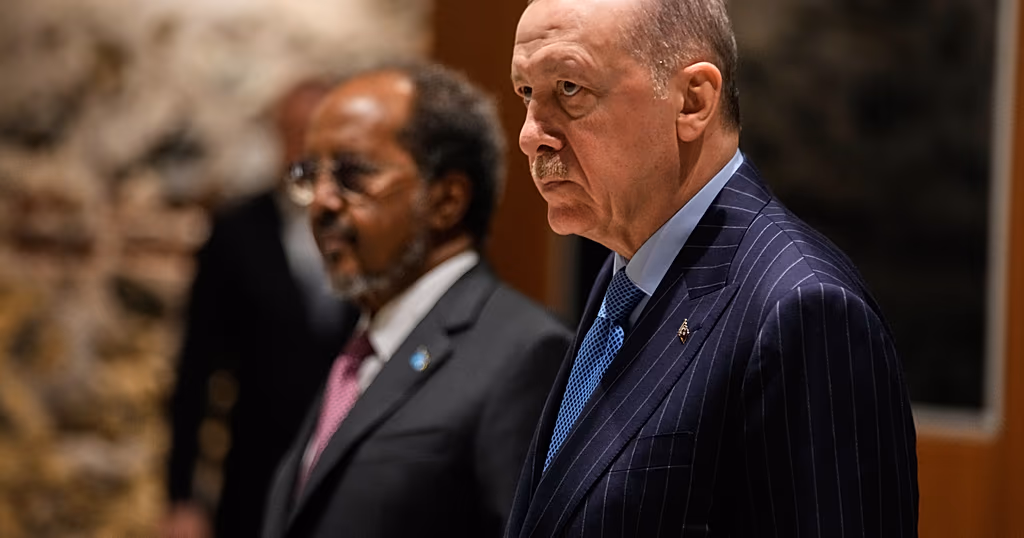 President of Somalia meets with Turkish counterpart
