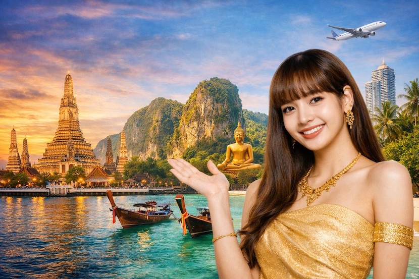 Thailand Joins the Global Travel Spotlight with Lisa Blackpink as Tourism Ambassador, Encouraging Fa...