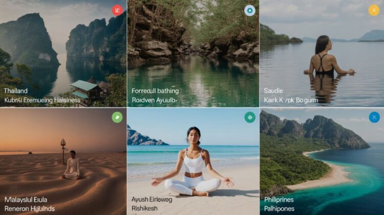 Thailand, south korea, malaysia, saudi arabia, and india