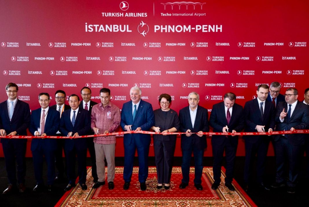 Turkish Airlines launched Istanbul-Phnom Penh Route