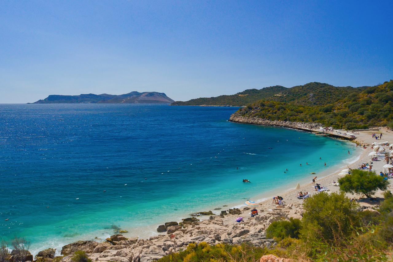 The public beach in Kas, Antalya, Türkiye. (Adobe Stock Photo)