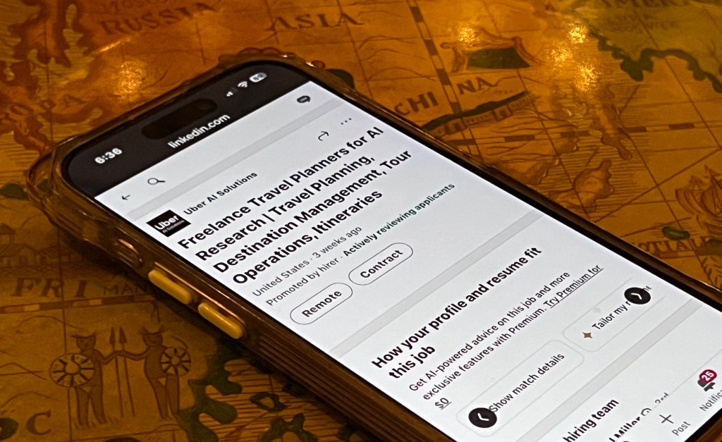 Uber’s AI Solutions Arm Is Recruiting Travel Agents