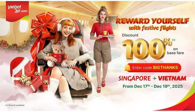 Vietjet offers 100% fare discounts in flash sale